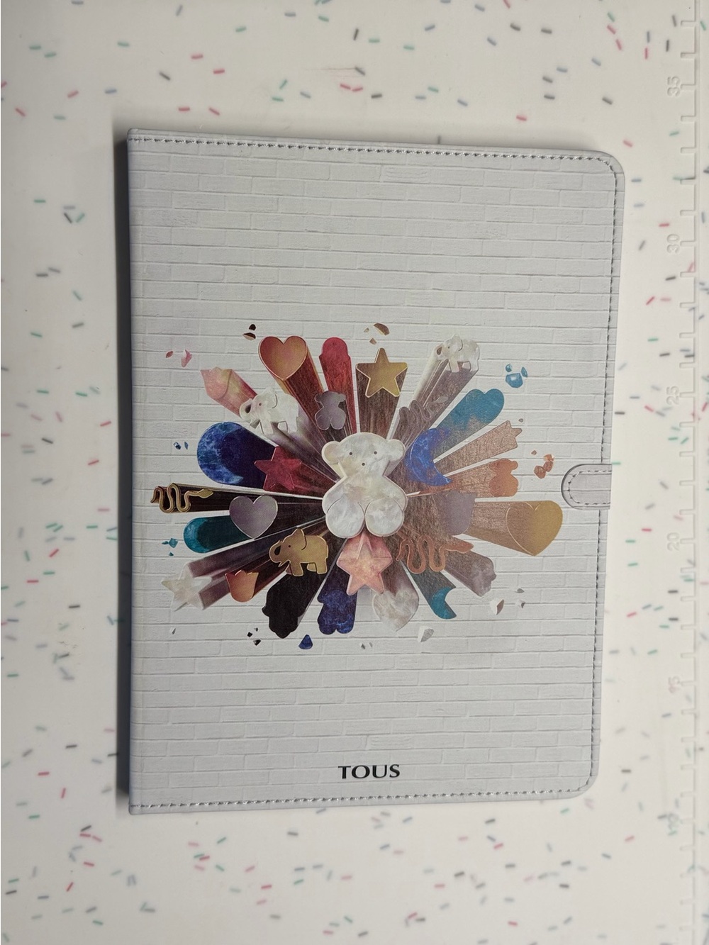 TOUS Notebook with Multicolor Bear Burst Design